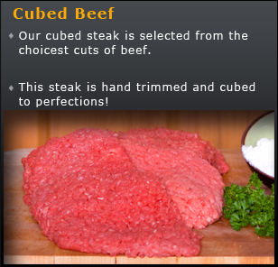 Cubed Beef